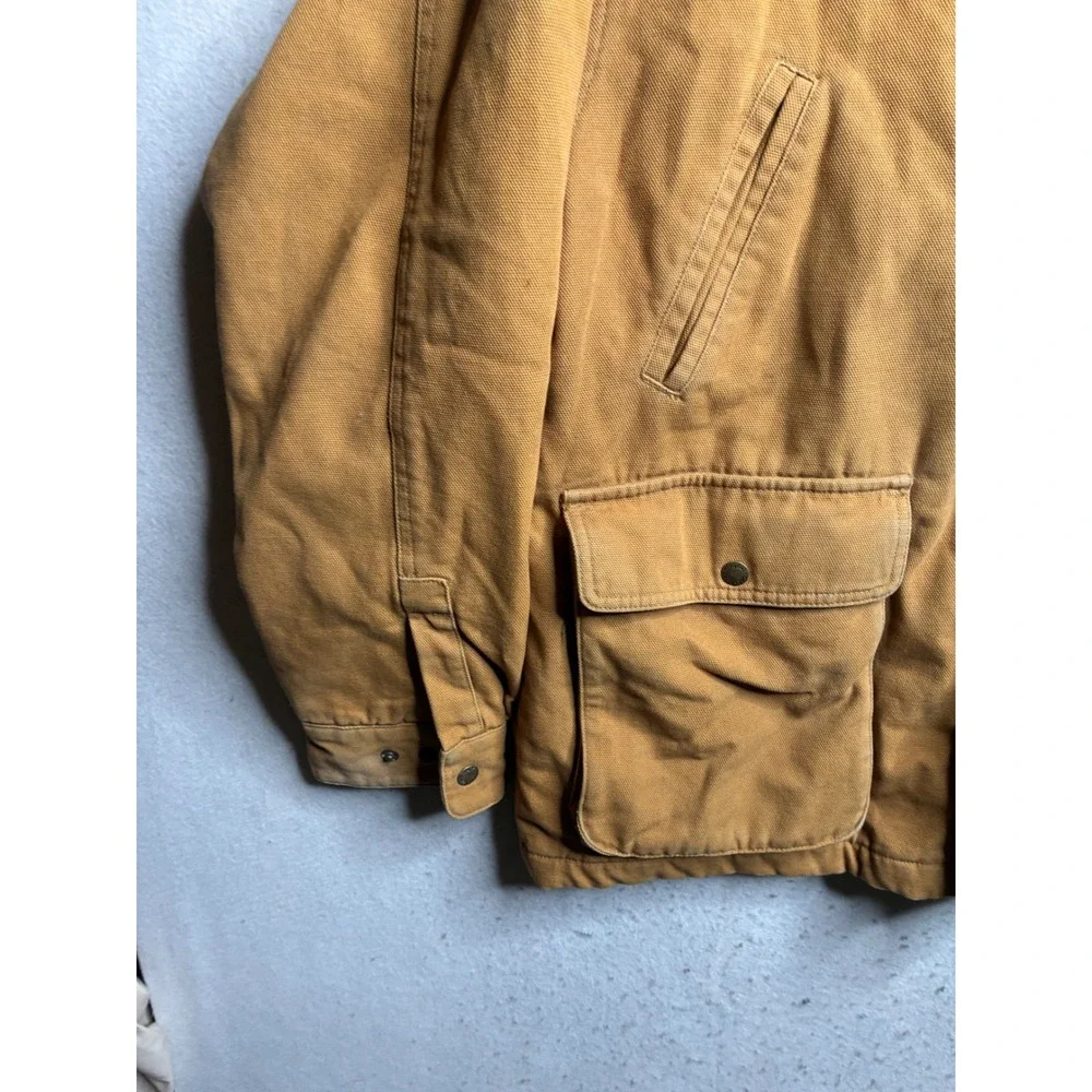 Cabelas Outdoor Gear Mens Canvas Barn Coat Leather Trim Plaid Lined Tan Large